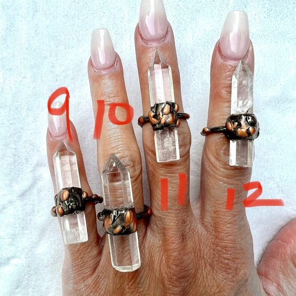 Single Point Quartz Power ⚡️ Ring. Adjustable - Picture 5 of 8